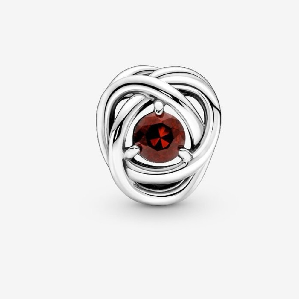 PANDORA January Red Eternity Circle Charm
Sterling silver *NEW - Picture 2 of 4